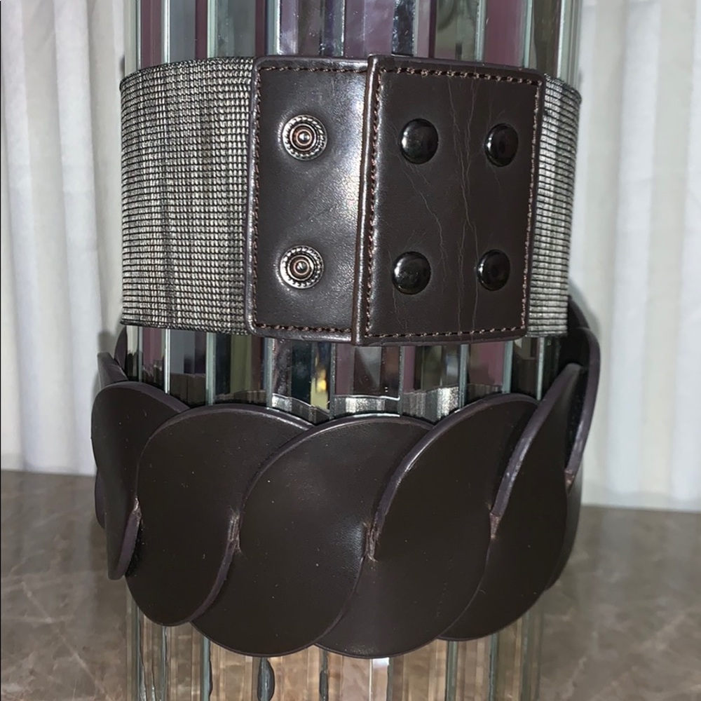 The limited brown waist belt